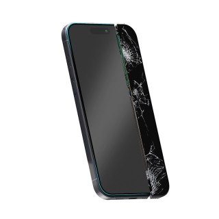 Szkło hybrydowe iPhone 15 Pro Max Crong Nano Glass - Ochrona ekranu