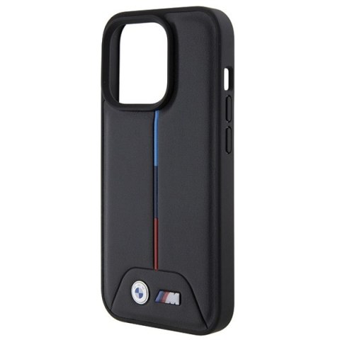 Etui iPhone 15 Pro Max BMW czarne hardcase Quilted Tricolor