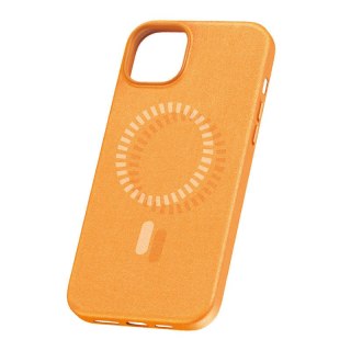 Etui Baseus Fauxther Series Apple iPhone 15 Pro Max (Pomarańczowe)