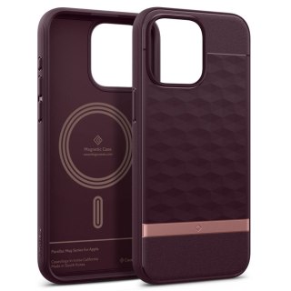 Etui na telefon iPhone 15 Pro Max Caseology Burgundy - styl i ochrona