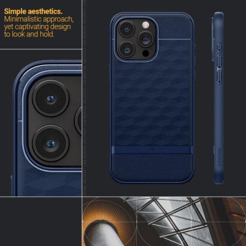 Etui na telefon iPhone 15 Pro Max Caseology Midnight Blue - Ochrona i Styl