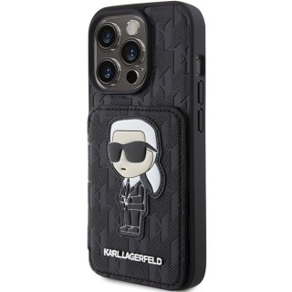 Etui na telefon iPhone 15 Pro Max Karl Lagerfeld Saffiano Monogram