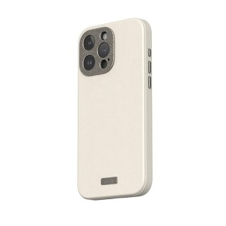 Etui na telefon iPhone 15 Pro Max Moshi Napa MagSafe biały Eggnog White