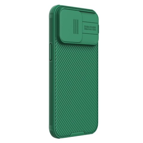 Etui na telefon iPhone 15 Pro Max Nillkin CamShield Pro zielony