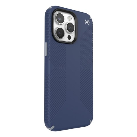 Etui na telefon iPhone 15 Pro Max Speck Presidio2 Grip niebieskie szare białe