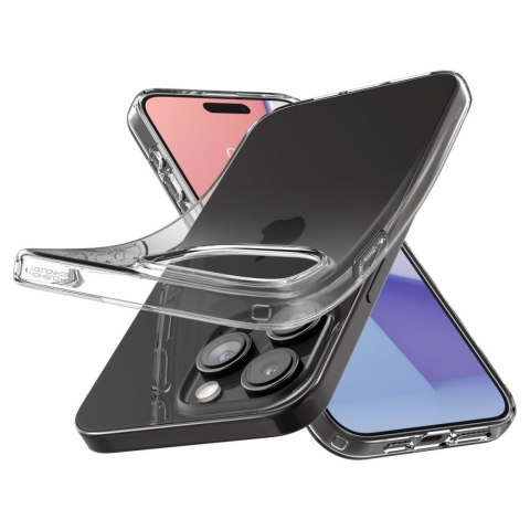 Etui na telefon iPhone 15 Pro Max Spigen Liquid Crystal przezroczyste