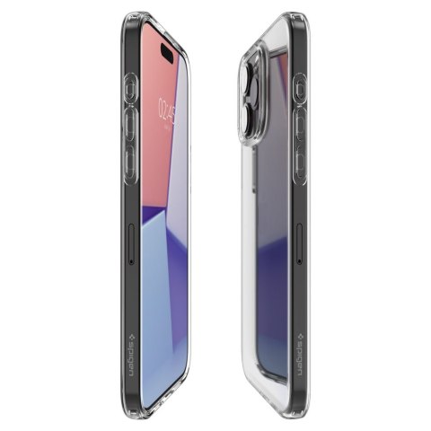 Etui na telefon iPhone 15 Pro Max Spigen Liquid Crystal przezroczyste