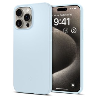 Etui na telefon iPhone 15 Pro Max Spigen Thin Fit niebieskie Mute