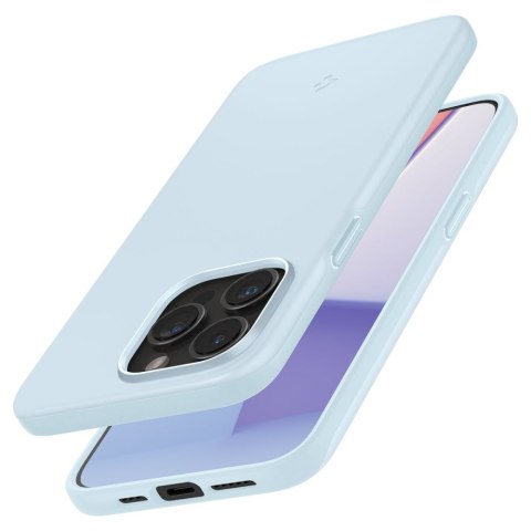 Etui na telefon iPhone 15 Pro Max Spigen Thin Fit niebieskie Mute