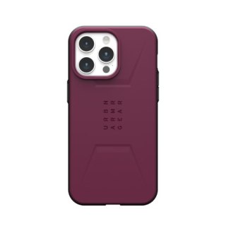 Etui UAG Urban Armor Gear Civilian MagSafe Apple iPhone 15 Pro Max (bordeaux)