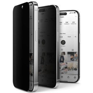 Szkło hartowane iPhone 15 Pro Max Ringke Tempered Glass Privacy 9H