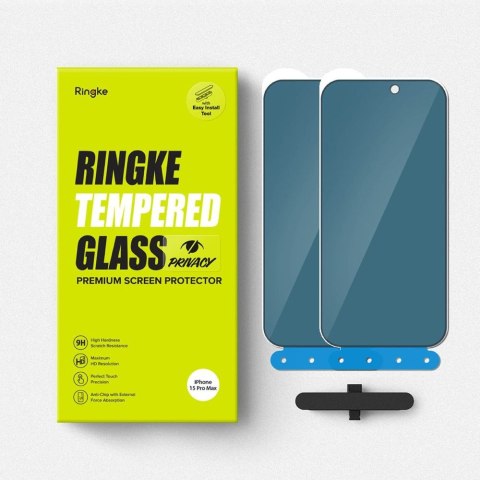 Szkło hartowane iPhone 15 Pro Max Ringke Tempered Glass Privacy