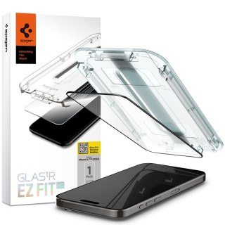 Szkło hartowane iPhone 15 Pro Max Spigen GLAS.tR ez Fit FC Black