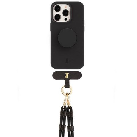 Etui Just Elegance PopGrip Apple iPhone 15 Pro Max czarny/black