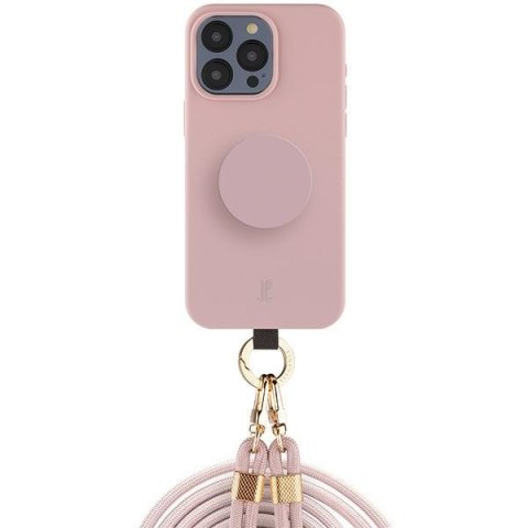 Etui iPhone 15 Pro Just Elegance PopGrip przezroczyste