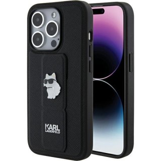 Etui na telefon iPhone 15 Pro Max Karl Lagerfeld Saffiano Choupette