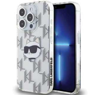 Etui na telefon iPhone 15 Pro Max Karl Lagerfeld Choupette Head Monogram