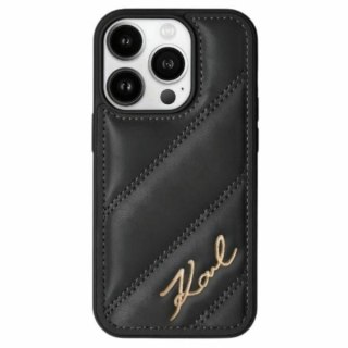 Etui na telefon iPhone 15 Pro Max Karl Lagerfeld czarne hardcase