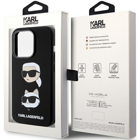 Etui na telefon iPhone 15 Pro Max Karl Lagerfeld Silicone Choupette