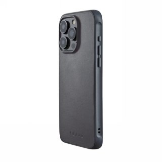 Etui na telefon iPhone 15 Pro Max Mujjo Impact MagSafe stalowoniebieski