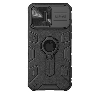 Etui na telefon iPhone 15 Pro Max Nillkin Camshield Armor Case czarny