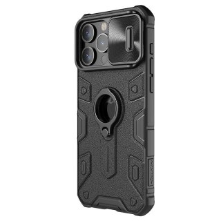 Etui na telefon iPhone 15 Pro Max Nillkin Camshield Armor Case czarny