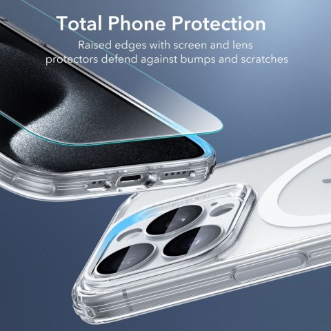 Etui na telefon Apple iPhone 15 Pro Max ESR Classic Pro MagSafe przezroczyste