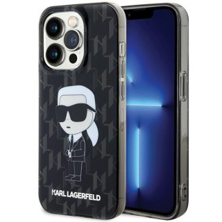 Etui Karl Lagerfeld KLHCP15LHNKMKLK Apple iPhone 15 Pro hardcase Monogram Ikonik transparent