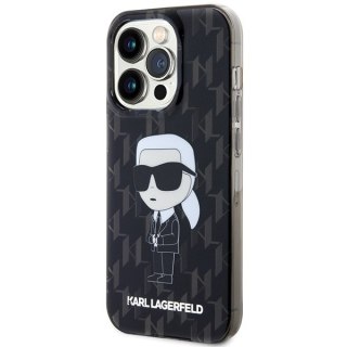 Etui Karl Lagerfeld KLHCP15LHNKMKLK Apple iPhone 15 Pro hardcase Monogram Ikonik transparent