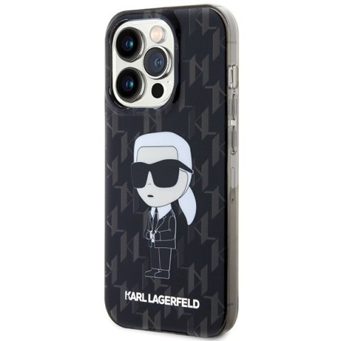 Etui na telefon iPhone 15 Pro Karl Lagerfeld przezroczyste Monogram