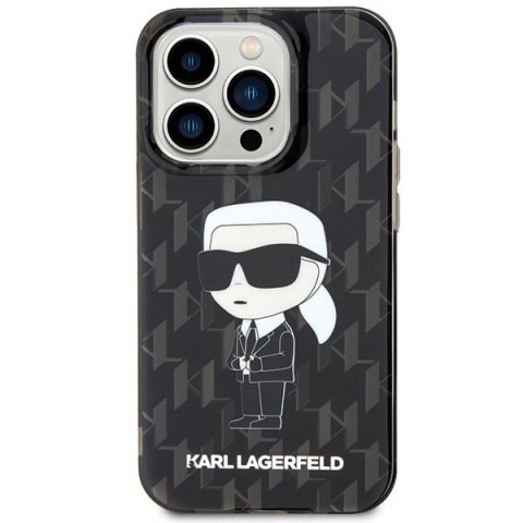 Etui na telefon iPhone 15 Pro Karl Lagerfeld przezroczyste Monogram