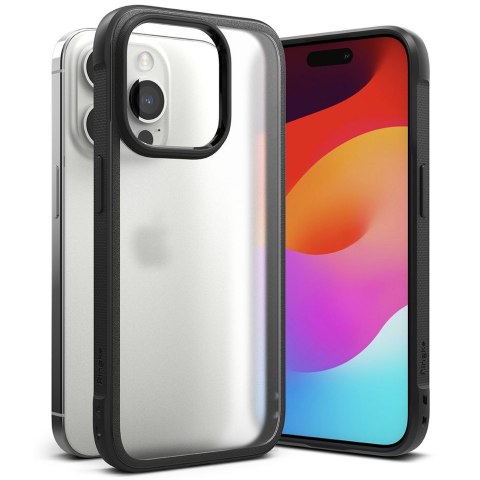 Etui na telefon iPhone 15 Pro Ringke Fusion Bold Matte Black