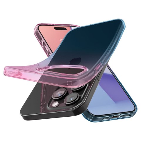 Etui na telefon iPhone 15 Pro Spigen Liquid Crystal różowe - ochrona i styl