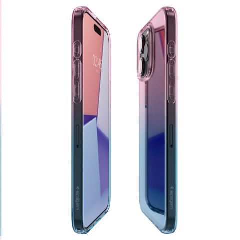 Etui na telefon iPhone 15 Pro Spigen Liquid Crystal różowe - ochrona i styl