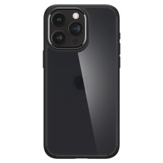 Etui na telefon iPhone 15 Pro Spigen Ultra Hybrid Frost Black