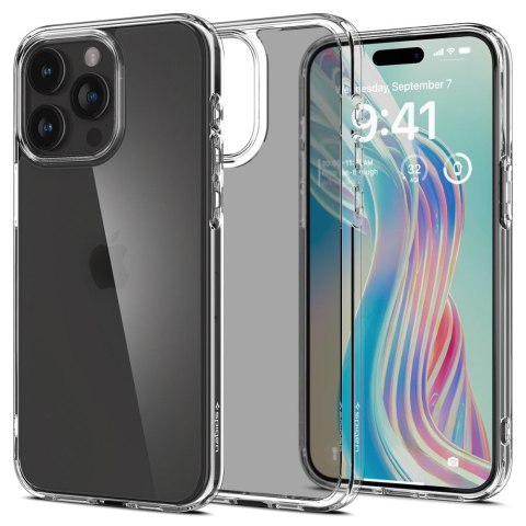 Etui na telefon iPhone 15 Pro Spigen Ultra Hybrid Frost Clear