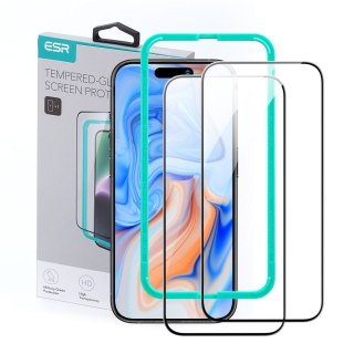 Szkło ESR Tempered Glass iPhone 15 Pro (2 sztuki)