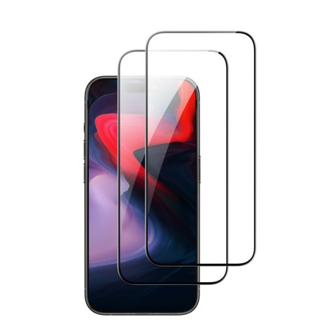 Szkło ESR Tempered Glass Apple iPhone 15 Pro Black [2 PACK]