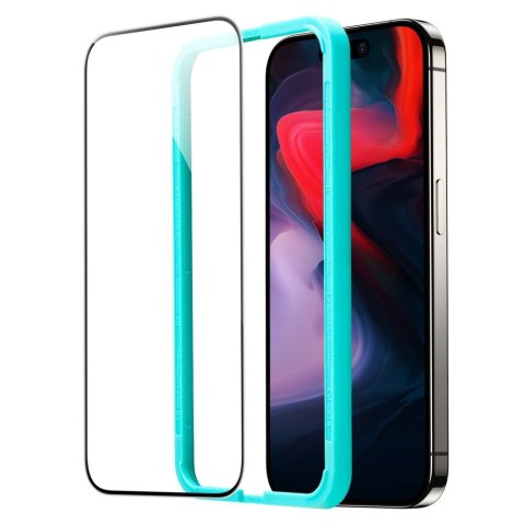 Szkło ESR Tempered Glass Apple iPhone 15 Pro Black [2 PACK]