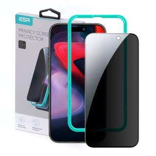 Szkło hartowane iPhone 15 Pro ESR Privacy - Ochrona ekranu 9H