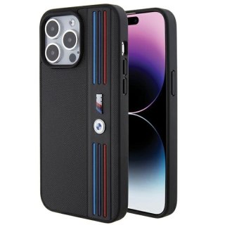 Etui BMW BMHCP15L22PPMK Apple iPhone 15 Pro Tricolor M Collection czarny/black