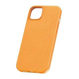 Etui na telefon iPhone 15 Pro Baseus Fauxther Series pomarańczowe