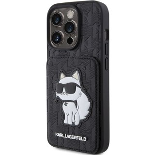 Etui Karl Lagerfeld KLHCP15LSAKCNSCK Apple iPhone 15 Pro hardcase Saffiano Monogram Choupette czarny/black