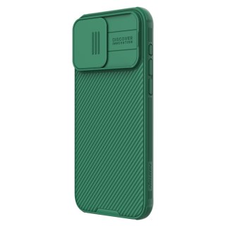 Etui na telefon iPhone 15 Pro Nillkin CamShield Pro Magnetic zielone