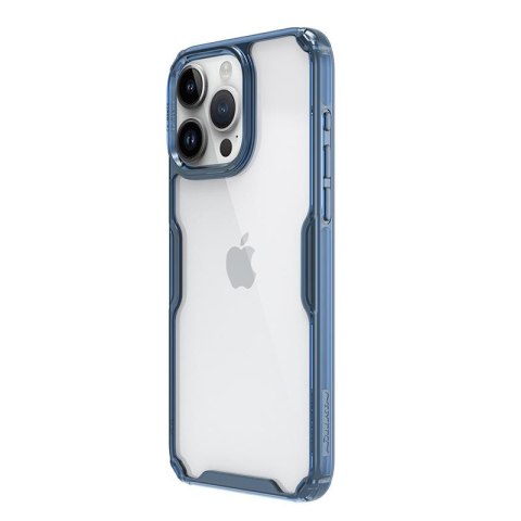 Etui iPhone 15 Pro Nillkin Nature Pro niebieskie