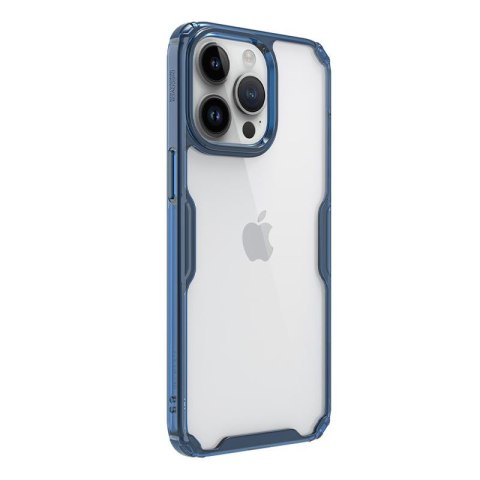 Etui iPhone 15 Pro Nillkin Nature Pro niebieskie