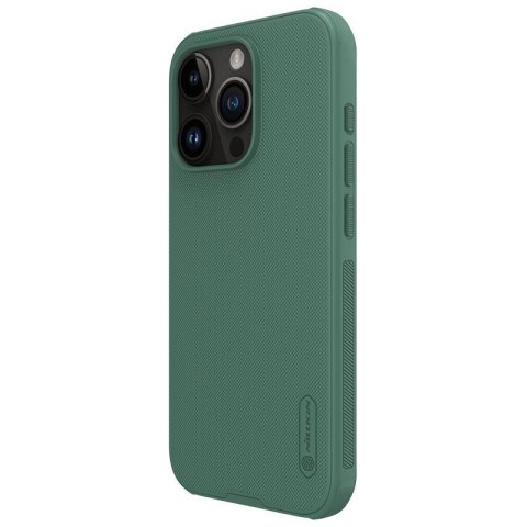 Etui na telefon iPhone 15 Pro Nillkin Super Shield Pro zielony