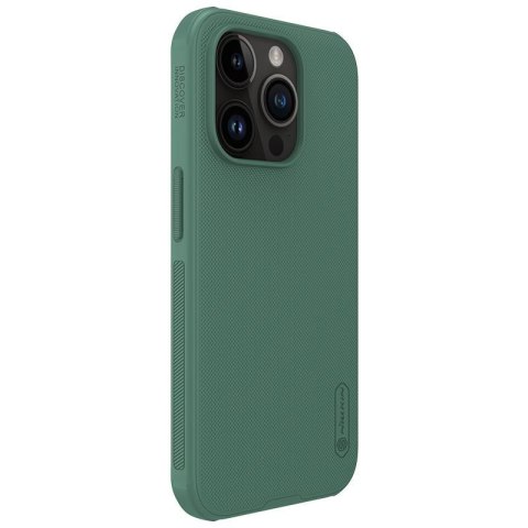 Etui na telefon iPhone 15 Pro Nillkin Super Shield Pro zielony