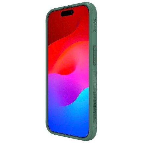 Etui na telefon iPhone 15 Pro Nillkin Super Shield Pro zielony