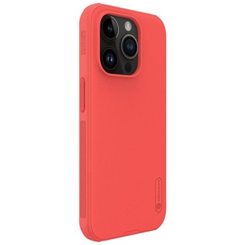 Etui na telefon iPhone 15 Pro Nillkin Super Shield Pro czerwony